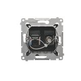 Light push button, 10AX, black matt