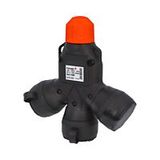 Adapter 188F 250V/16A triple IP54