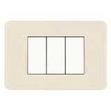 FRAME 3 MOD F/ ADAPTER 3 MOD BEIJE