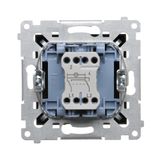 Switch with motion sensor and relay, anthracite, metalic