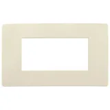 Plana Up 4M cover plate, matt ivory