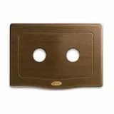 ENGLAND STYLE PLATE WALNUT 2 CONTR.