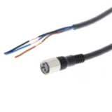Sensor cable, M8 straight socket (female), 3-poles, PVC robot cable, I XS3F0260B