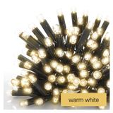 Profi LED interconnecting chain, black – icicles, 3 m, outdoor, warm white