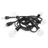 Lighting chain IP44 green cable 21m + socket