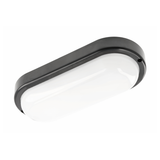 LED luminaire KODO, 18 W, 1620 lm, 4000K, AC180-250V, IP54, IK08, oval, black