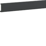 Side upper part for parapet duct BRN 65x210mm made of PVC in graphite black