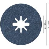 X-LOCK Fibre sanding discs, Ø115mm, G 24, R574, Best for Metal, 1pcs