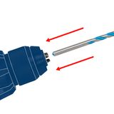 7-piece CYL-3 concrete drill bit set 4/5/6/6/7/8/10 mm