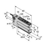 Photoelectric Sensor Bifurcated Retroreflective Sensor   SLM10B6