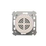 RTV final aerial socket, separated, atten.: 1dB, Silver matt, metalic