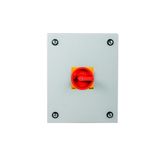 T3-3-15683/SE2/SVB Main switch, T3, 32 A, surface mounting, 3 contact unit(s), 3 pole, 2 N/O, 1 N/C, Emergency switching off function, Lockable in the 0 (Off) position,
