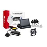 Parking assistant system TFT02 4,3" with HD-501-IR 4 sensors silver