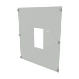 ProfiSNAP Front Plate, for enclosure width 600mm, H=600mm, prepared fo