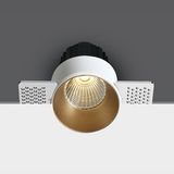 10112BTR/BS/V BRASS COB 12W CCTV 2-STEP TRIMLESS DARK LIGHT