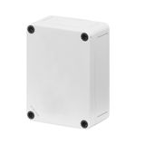 Polycarbonate push-button enclosure 94x130x57, undrilled