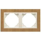 DOUBLE FRAME CHERRY-TREE/PEARL