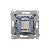 Bell Button, (module), 10AX, quick connection, white