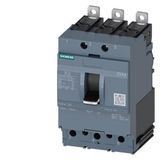 Circuit breaker 3VA4 UL frame 125 breaking capacity class S 25 kA @ 480 V 3-pole