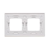 RTV final aerial socket, separated, atten.: 1dB, Silver matt, metalic