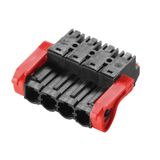 PCB plug-in connector, male plug, 7.62 mm, Number of poles: 3, 180°, PUSH IN with actuator, Tension-clamp connection, Clamping range, max. : 2.5 mm², Box