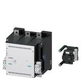 vacuum contactor AC-3e/AC-3 630 A, 335 kW / 400 V, Ue 690 V, 3-pole, Uc: