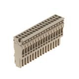 Z-series, Plug-in connector, dark beige, Direct mounting