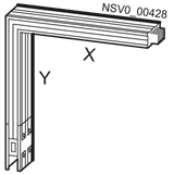 BD2A-1000-LH-X*/Y* KNEE BACKSIDE X/Y 0,36M-1,25M 500A-1000A