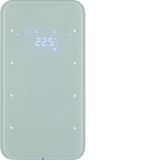 Touch sensor 3g thermostat, display, intg bus coupl. , KNX-R.1, glass 