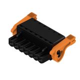 PCB plug-in connector, female plug, 5.08 mm, Number of poles: 7, 180°, PUSH IN with actuator, Clamping range, max. : 3.31 mm², Box