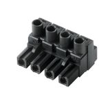 PCB plug-in connector, female plug, 7.62 mm, Number of poles: 3, 180°, Clamping yoke connection, Clamping range, max. : 4 mm², Box