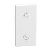 LIGHT NOW KEY COVER DAY-NIGHT 1 MODULE WHITE