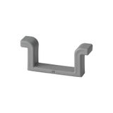Terminal cover, dark beige, Polypropylene, Height: 37.5 mm, Width: 7 mm, Depth: 16.5 mm, HB