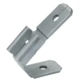 Unisulated multiple tab 6.3x0.8 mm, 15° angled