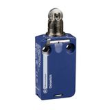 limit switch XCMD - steel roller lever - 1NC+1NO - snap - 10 m WITH FI