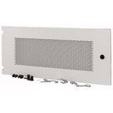 XTSZDSQV3-H350W800 Section wide door, ventilated, HxW=350x800mm, IP31, grey