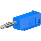 2 mm plug, solder connection, 0.5 mm², blue, 22.2617-23