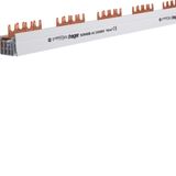 Insulated busbar 4P 80A fork 16mm² 57M