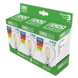 FIL. LED ECOLIGHT GOCCIA PLUS CHIARA A60