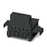 ME 22,5 TBUS 1,5/ 5-ST-3,81 BK - DIN rail bus connectors