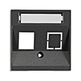 Cover for 1*RJ45 Toolless Line jack, anthracite