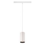 NUMINOS® S 48V TRACK DALI, pendant light, white / black, 16W, 1030lm, 3000K, CRI90, 55°