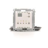 Temperature regulator with dispaly, with outer sensor, white