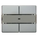 Touch sensor comfort, 2-v, birch Arsys, stainless steel