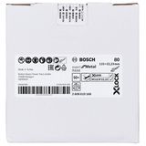 X-LOCK Fibre sanding discs, Ø115mm, G 80, R444, Expert for Metal, 1pcs