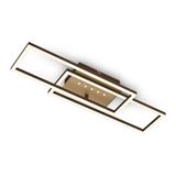LED ceiling light with LED dots,brown-gold,LED/28W
