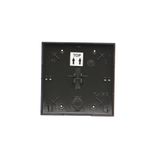 Two gang switch with indicator light, 10AX, black matt