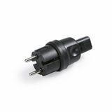 Rubber plug without earthing