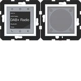 Touch radio DAB+, Bluetooth with speaker, A.x/C.x, matte light white