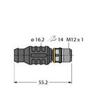 Accessories for Actuator/Sensor Cables M12 Jumper   RSE4.4T-J12